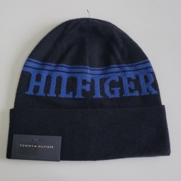 Tommy Hilfiger Sportif Brand Cuff Beanie - Picture 2 of 4